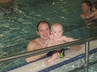  My first swimming lesson!