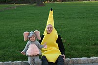  Yea, my dad's a banana, and not only on halloween!