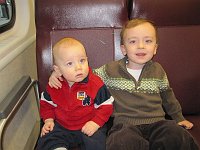  This is our first train ride!