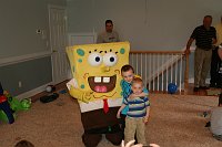  SpongeBob came for my party!